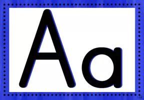 Vorschau - Poster - Alphabet in Klein- und Großbuchstaben (HoKi) - Seite 2