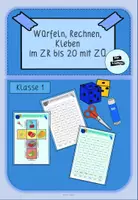 Vorschau - Unterrichtsreihen - wachsendes Materialpaket: Alle Spiele und Aufgabenblätter für die 1. Klasse in Mathematik - Deckblatt