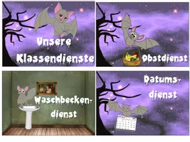 Vorschau - Anderer Materialtyp - Klassendienste Fledermaus dunkel #Fledermausklasse #Klassentier - Seite 1