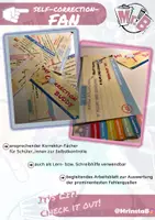 Vorschau - Merkblätter - Correction Buddy - Korrekturfächer - Deckblatt