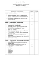 Vorschau - Klassenarbeiten - Grammatik und Rechtschreibung: Klassenarbeit Deutsch Klasse 8 mit Bewertungsraster - Deckblatt