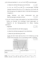 Vorschau - Arbeitsblätter - Bewegung Klassenarbeit mit Lösung und Punkteangabe - Seite 1