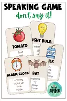 Vorschau - Stationenlernen - Speaking game - DON'T SAY IT! - Deckblatt