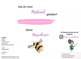 Vorschau - Mal- und Bastelvorlagen - Tierische Feriengrüße zum Schulschluss - Bienenklasse - Seite 2