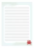Vorschau - Anderer Materialtyp - Krabben / Krabbenklasse Briefpapier - Seite 1