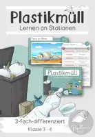 Vorschau - Arbeitsblätter - Plastikmüll: Materialpaket "Stationen und Infokarten" #TimeForClimateAction - Seite 1