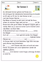 Vorschau - Arbeitsblätter - AB zum Thema Sommer - Jahreszeiten - Seite 2
