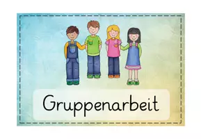 Vorschau - Bildkarten - Regel- und Rollenkarten Gruppenarbeit - Seite 1