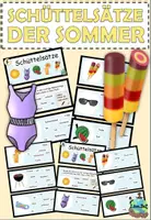 Vorschau - Arbeitsblätter - Materialpaket Schüttelsätze DaZ / DaF / Deutsch - Deckblatt