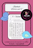 Vorschau - Arbeitsblätter - Suchsel: Wörter mit V - Deckblatt