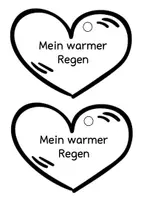 Vorschau - Mal- und Bastelvorlagen - Warmer Regen Klammerheft - Seite 3