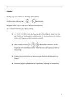 Vorschau - Arbeitsblätter - Mündliche Prüfung Abitur - Analytische Geometrie - Stochastik - Seite 1