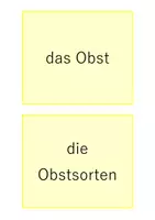 Vorschau - Stationenlernen - Bewegungsspiel: Wortfelder ordnen, inklusive Handreichung (Obst, Gemüse, Pflanzen, Gegenstände, Abstrakta/abstrakte Nomen) - Seite 3