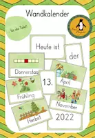 Vorschau - Präsentationen/Tafelbilder - Wandkalender in Druckschrift - Deckblatt