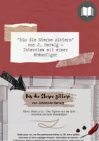 Vorschau - Arbeitsblätter - Materialpaket zum Roman "Bis die Sterne zittern" von Johannes Herwig - Deckblatt
