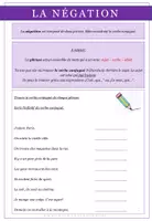 Aperçu - Feuilles d'exercices - Französisch: Verneinung - interaktiv - Page 3