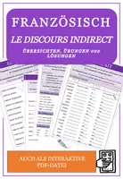Aperçu - Feuilles d'exercices - Französisch: discours indirect - Arbeitsheft interaktiv - Page de couverture