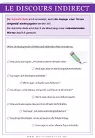 Aperçu - Feuilles d'exercices - Französisch: discours indirect - Arbeitsheft interaktiv - Page 1