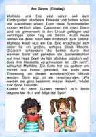 Vorschau - Arbeitsblätter - Lesespurgeschichte Sommer Strand - Seite 3
