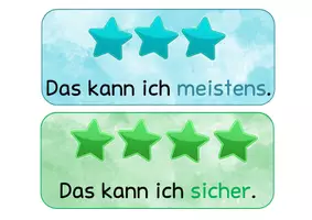 Vorschau - Anderer Materialtyp - Lernentwicklungsgespräch LEG Reflexion und Selbsteinschätzung Sternchensystem - Seite 3