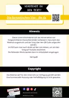 Aperçu - Autre type de ressources - Compréhension orale des paroles de chansons: die fantastischen Vier - die da (allemande) - Page 1