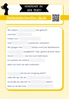 Aperçu - Autre type de ressources - Compréhension orale des paroles de chansons: die fantastischen Vier - die da (allemande) - Page 2