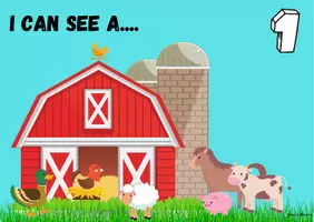 Vista previa - Juegos / Gamificación - I can see... Farm Animals - página 1