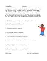 Vista previa - Tarjetas / Manipulativos - Reggaetón Lectura Cultural - página 1