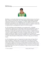Vista previa - Tarjetas / Manipulativos - Bad Bunny Biografía (Puerto Rico) - Portada
