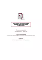Vorschau - Stundenentwürfe - Das Überarbeiten der eigenen Bewerbungsschreiben in einer Schreibkonferenz - Deckblatt