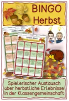 Vorschau - Stundenentwürfe - Herbst Schreibanlässe & Gesprächsanlässe Grundschule MATERIALPAKET - Seite 1