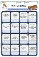 Vorschau - Stundenentwürfe - Jahreszeit Winter Bingo Spiel - Erzählen - Seite 2
