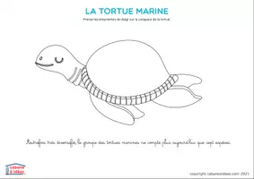 Aperçu - Jeux - Empreintes de main – spécial océan - Page 1