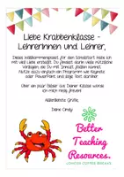 Vorschau - Arbeitsblätter - 1. Klasse Materialpaket für den Schulanfang Krabbenklasse - Seite 1