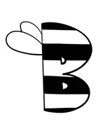 Vorschau - Mal- und Bastelvorlagen - lustige Buchstaben - unser ABC zum Anmalen - Seite 2
