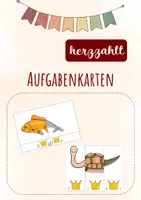 Vorschau - Arbeitsblätter - Schnurpse (Silbentiere, Fantasietiere, Quatschtiere) erstellen - Aufgabenkarten - Deckblatt