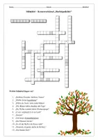 Vorschau - Spiele - Kreuzworträtsel Stilmittel Herbstgedichte - als PDF & Word - Seite 1