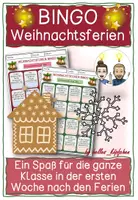 Vorschau - Stundenentwürfe - Weihnachten - Bingo Spiel NACH Weihnachtsferien Erzählen - Deckblatt