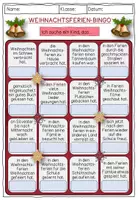 Vorschau - Stundenentwürfe - Weihnachten - Bingo Spiel NACH Weihnachtsferien Erzählen - Seite 3