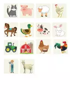 Vista previa - Juegos / Gamificación - Vocabulary: Farm Animals - página 2