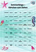 Aperçu - Jeux - Allemand : Bingo de l'été - DaF/DaZ: Sommerbingo mit Wortspeicher - Page 3