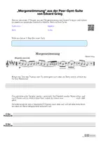 Vorschau - Arbeitsblätter - Pentatonik - Morgenstimmung Grieg - Deckblatt