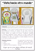 Vista previa - Manualidades / Dibujos para colorear - VISTA HACIA OTRO MUNDO - Proyecto artístico - página 1