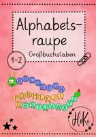 Vorschau - Mal- und Bastelvorlagen - Alphabetsraupen (Bundle) - Seite 1