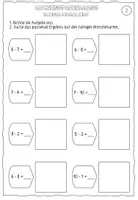 Vorschau - Arbeitsblätter - Rechenspaziergang kleines Einmaleins 1x1 Klasse 2 Klasse 3 Monster - Seite 3