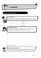 Aperçu - Feuilles d'exercices - Le corps humain: 38 pages d'activité - Page 1