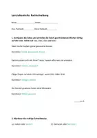 Vorschau - Arbeitsblätter - Lernzielkontrolle Dehnungs-h und ck/k/z/tz - Seite 2