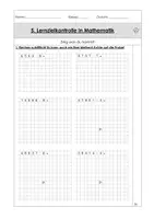 Vorschau - Klassenarbeiten - Lernzielkontrolle Mathe, 4. Klasse, Gewicht, schriftlich Teilen - Seite 1