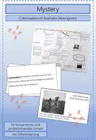 Vorschau - Arbeitsblätter - Mystery Colonisation of Australia (Aborigines) - Deckblatt
