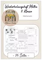 Vorschau - Arbeitsblätter - Paket: Wiederholungshefte 2. Klasse - Deckblatt
